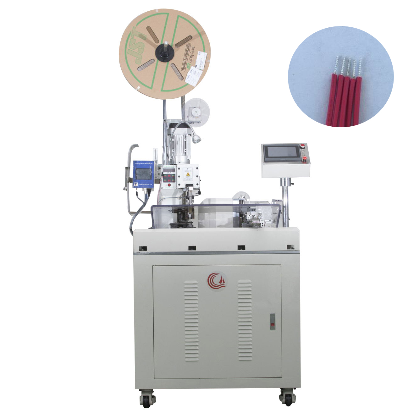 HC-10+NT全自動壓著、扭線沾錫機（一端壓接一端沾錫）